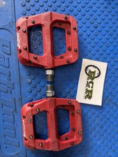 Race Face Chester Red Plastic MTB Pedals 9/16