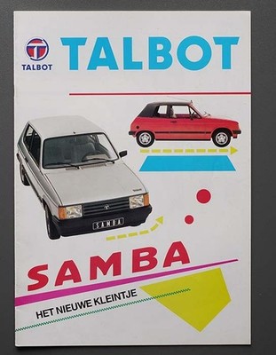 Prospekt Talbot Samba von  1982