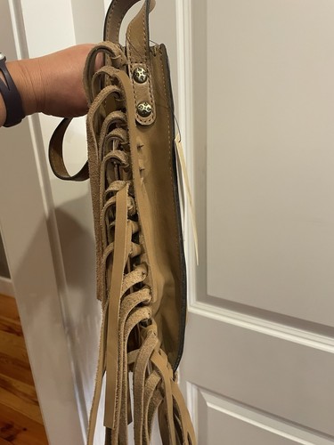Bandolera Trigo Patricia Nash Carrara con Cordón - Nueva con Etiquetas - ¡GUAU en cada detalle! - Imagen 5 de 8