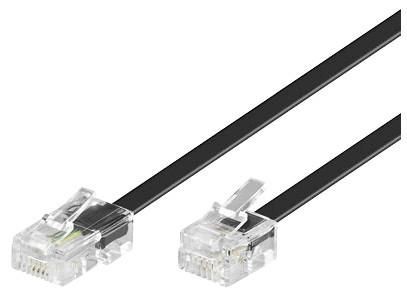 MicroConnect MPK451S RJ11-RJ45 1M M/M Black