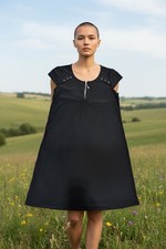 Women short dress skirt black OS