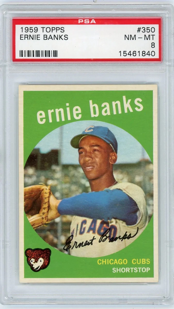 Ernie Banks Baseball 1959 Season Sports Trading Cards