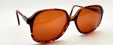 Vintage Avant Garde Tortoise Oval Sunglasses FRAMES ONLY Italy