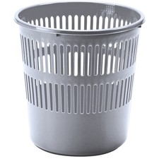 Papierkorb - silber - 12 Liter