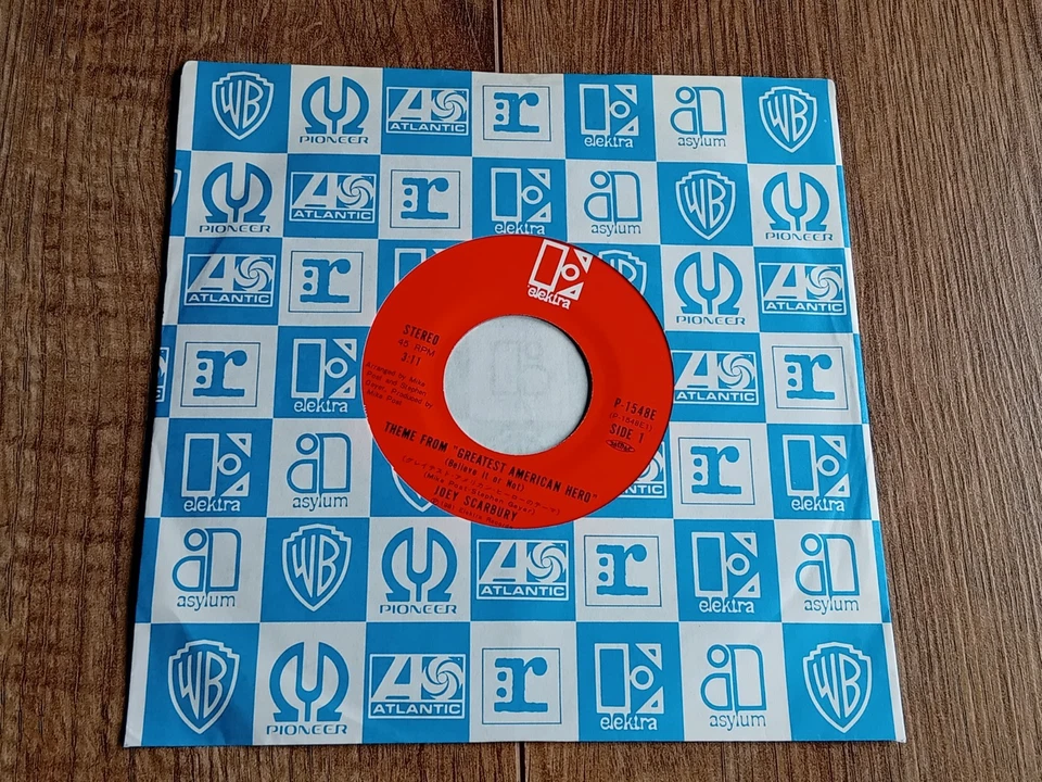 JOEY SCARBURY - THEME FROM THE GREATEST AMERICAN HERO 7" 1981 JAPAN EX - Image 3 of 4