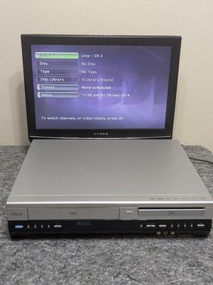 RCA VHS DVD Recorder Combo DRC8295N - TESTED (VCR Works, DVD Doesn't)