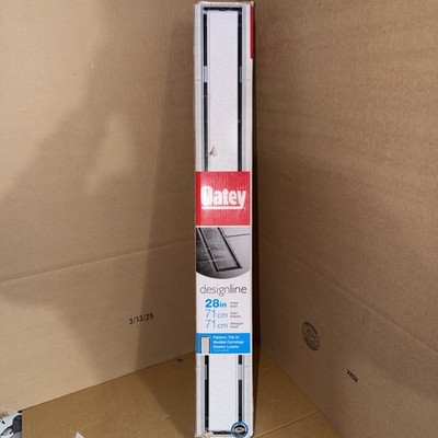 Oatey Designline 28'' Stainless Steel Linear Shower Drain Tile-In DLS1280R2