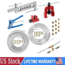 Car Brake Line Repair Kit 316 14 25 Ft Pipe Single Flaring Tool Nuts Fitting Car Brake Line Repair Kit 316 14 25 Ft Pipe Single Flaring Tool Nuts Fitting