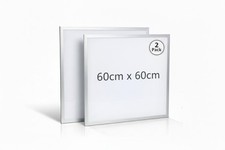 2 48W LED Cool White Backlit Ceiling Panel Light Suspended Durable Office Light