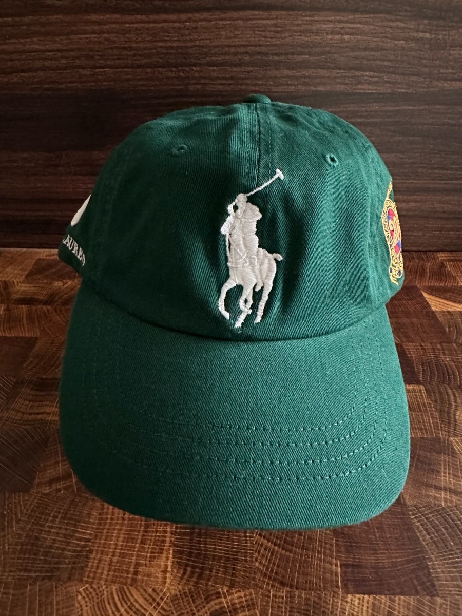 Polo Ralph Lauren Big Pony 20th Anniversary Ball Cap Hunter Green