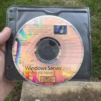 Windows Server 2003 R2 SP2 Standard X64 Edition - COA Not Included!!!!