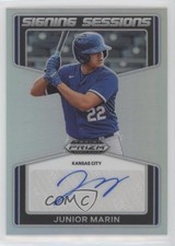 2022 Panini Prizm Draft Picks Signing Sessions Junior Marin #SS-JM Auto 0h29