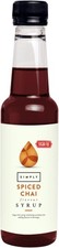 Simply Sugar Free Spiced Chai Syrup, Low Calorie, Vegan & Nut Free Flavoured Sy
