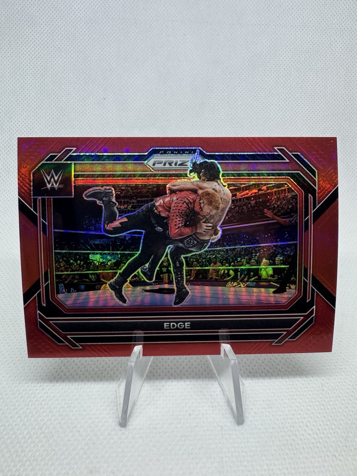 Edge Adam Copeland 2023 Panini Prizm WWE /299 #100 Red RAW