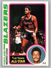 1978-79 Topps Maurice Lucas #50 Portland Trail Blazers