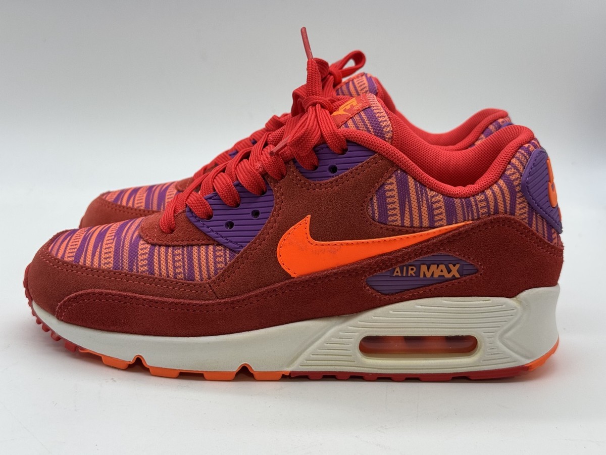 NEW Nike Air Max 90 Essential Crimson Red 537384-600 Men's Sz 6 | eBay