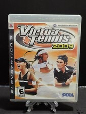 Virtua Tennis 2009 PS3 CIB SEGA Manual & Disc – Federer/Nadal Madness!
