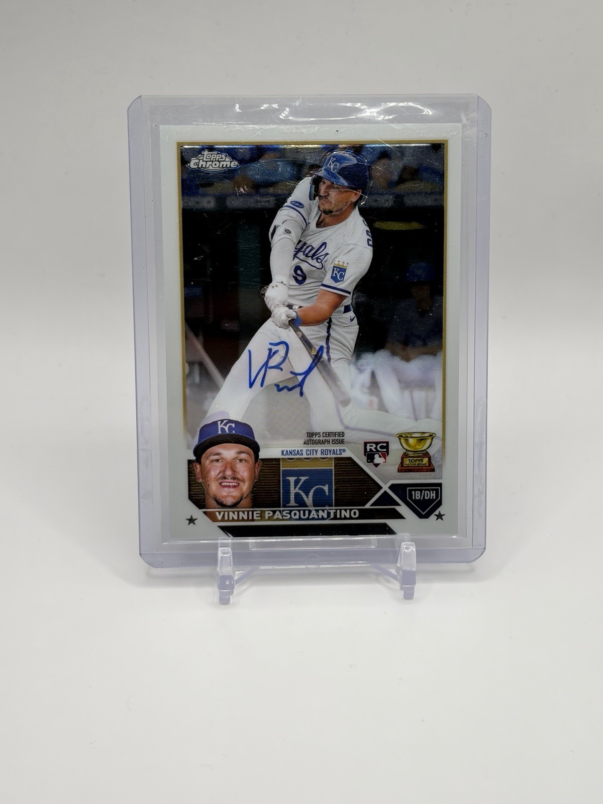 2023 Topps Chrome Vinnie Pasquantino RA-VP Rookie Autograph Kansas City Royals