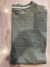KENNETH COLE NEW YORK SLIM FIT LIGHTWEIGHT KNIT SHIRT GREEN SIZE MEDIUM NWT