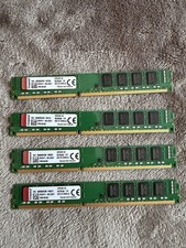 Kingston RAM 32GB 4 x 8GB PC3-12800 DDR3-1600 Memory KVR16N11/8 Low Profile