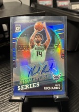 Panini Donruss Optic 2021-22 Nick Richards Hornets Signature Series Auto 13/25