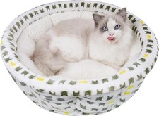 Calming Dog Bed Cat Bed Anti Anxiety Donut Cuddler Plush Washable Soft Pet Bed