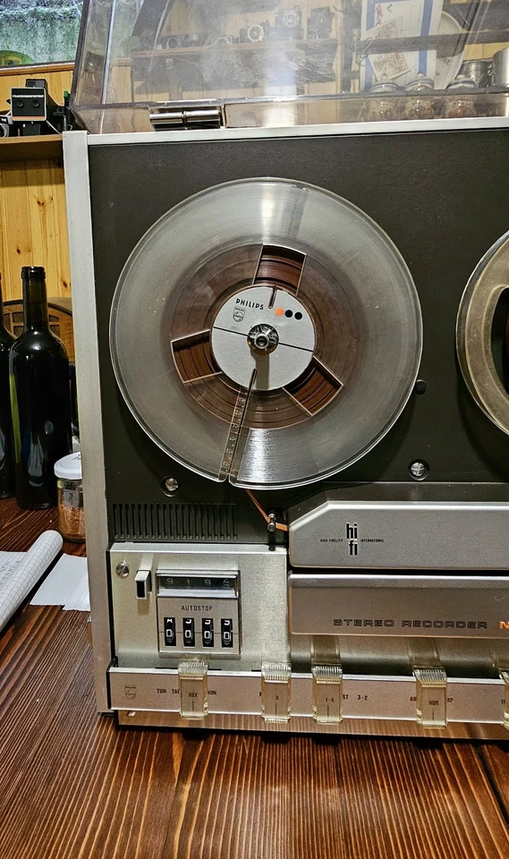 Registratore a bobine Philips N4418 Stereo Hi-Fi Revisionato e Funzionante.. - Immagine 4 di 4