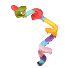 Slide Track Bath Toy Bathtub Wall Suction Slide Playset Building Set