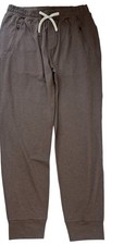 Vuori Jogger Sweatpants Mens Sz L Brown Elastic V438 Active Comfort DreamKnit