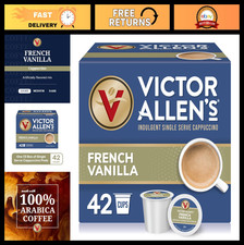 French Vanilla Cappuccino Mix - 42 Count Single Serve K-Cup Pods for Keurig