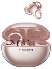 Upgraded Clip-On Earbuds Bluetooth 6.0 Wireless Headphones Open Ear Buds Comf...