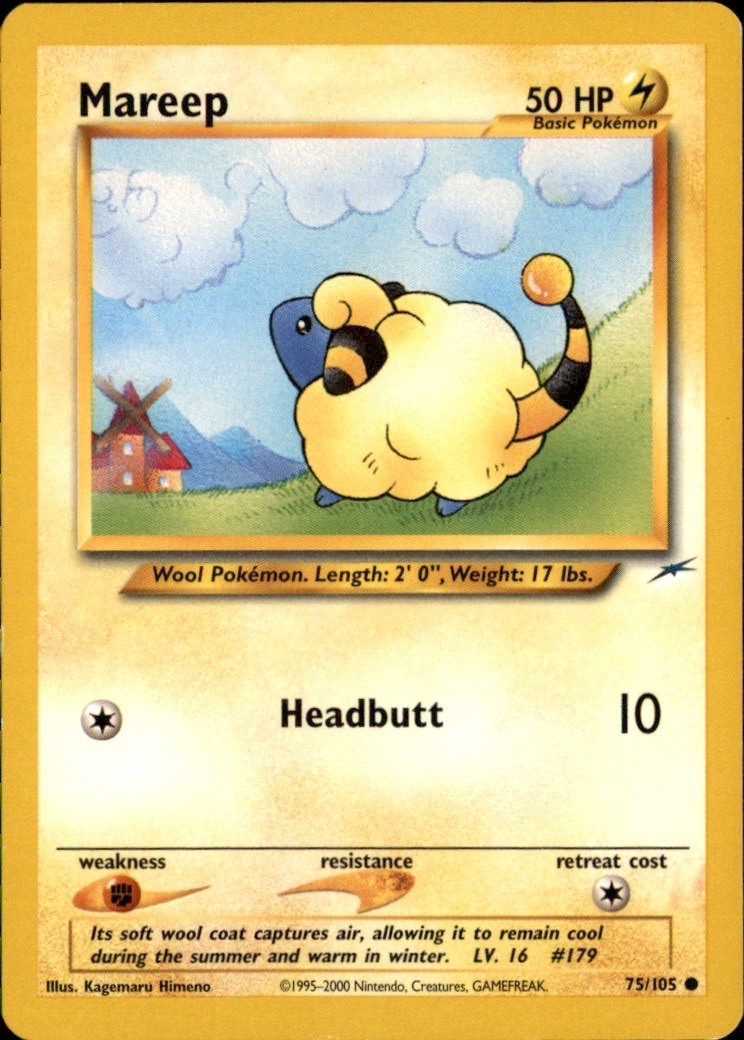 Mareep Neo Destiny 2002 75/105 Common Pokemon MP