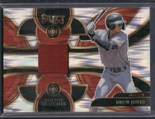 2024 Panini Select - Selective Swatches Druw Jones #SS-DJ Flash Prizm (MEM, RC)
