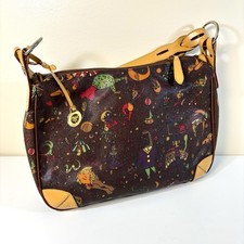 Borsa a tracolla Piero Guidi Magic Circus borsetta pelle marrone taglia media charm