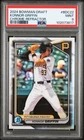 KONNOR GRIFFIN 2024 BOWMAN CHROME DRAFT #BDC-22 REFRACTOR 1ST Bowman Chrome PSA9
