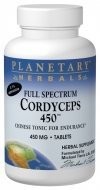 Planetary Herbals Full Spectrum Cordycepts 450 60 таблеток