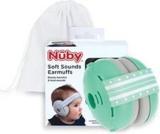 Nuby Soft Sounds Noise-Canceling Earmuffs with Travel Case
