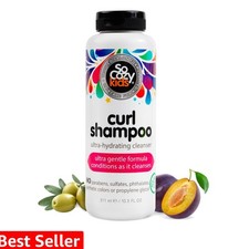 Curl Shampoo For Kids Hair Ultra-Hydrating Cleanser No Parabens, Sulfat...