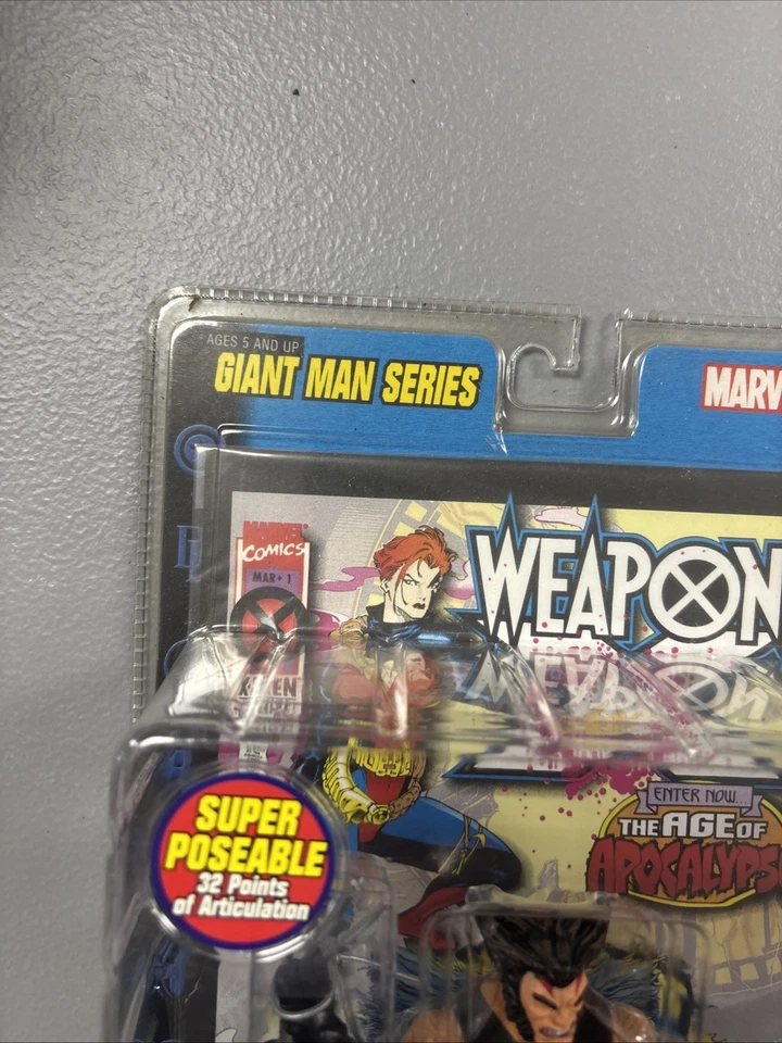 NUEVO Age of Apocalypse ARMA X WOLVERINE LEYENDAS DE MARVEL Con cómic Foto 2 de 4