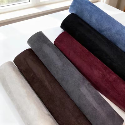 15-col 20-50*150cm Self Adhesive Suede Fabric Velvet Liner Roll for Car Interior