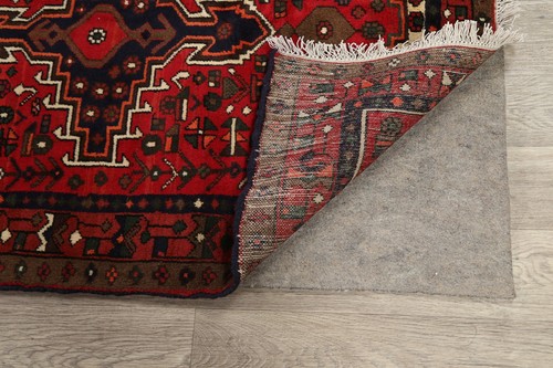 Hand-knotted Red Traditional Area Rug 3x5 Ft Geometric Wool Carpet Oriental Rug - Picture 7 of 18
