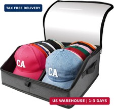 Hat Organizer for Baseball Caps, Hat Storage Holder Container for Closet Hold Up
