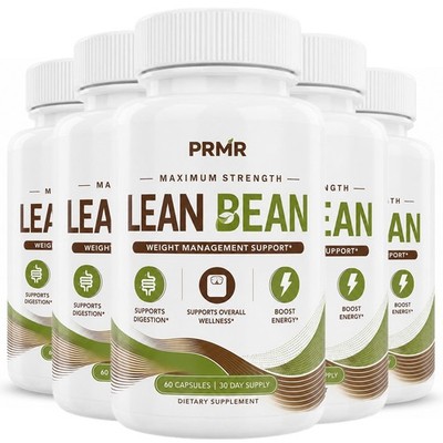 Lean Bean Capsule Weight Management Supplement Support Healthy Metabolism 5 Pack