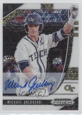 2020 Prizm Draft Picks White Donut Circle 19/50 Michael Guldberg Auto 0hy1