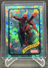 2025 Topps Chrome Sapphire Marvel Comics Daredevil Aqua /75 #97