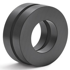 Large Magnet - Grade 10 Big Magnets Heavy Duty, OD60 x ID32 x 10mm Black