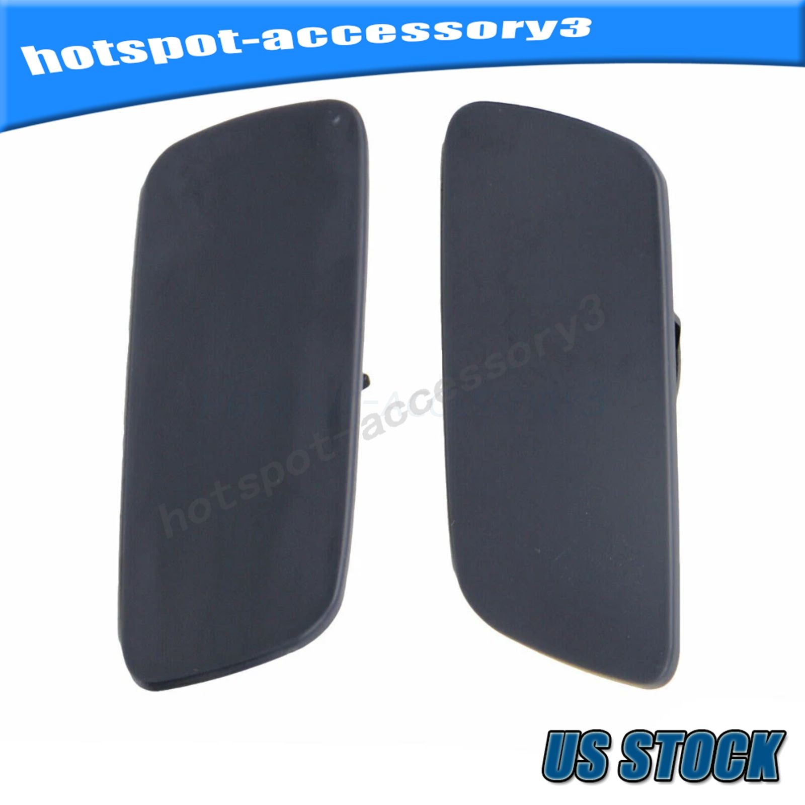 61677244960 Right & Left Headlight Washer Cover Fits For 10-18 Rolls-Royce Ghost