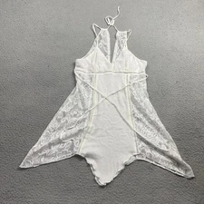 Linea Donatella Dress Small Flower Child Sheer Lace Chemise Lingerie Nightgown