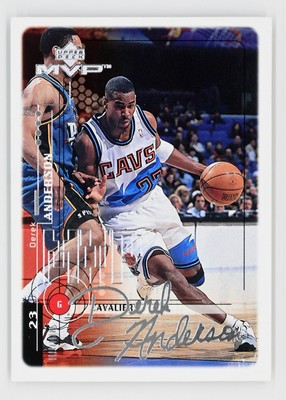 1999-00 Upper Deck MVP #26 Derek Anderson Silver Script Cleveland Cavaliers