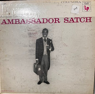 Louis Armstrong And His All-Stars Ambassador Satch Lp Columia Vinyl CL 840